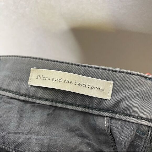Anthro Pilcro and the Letterpress The Stet Crop Chino Pants 26 - Picture 4 of 8